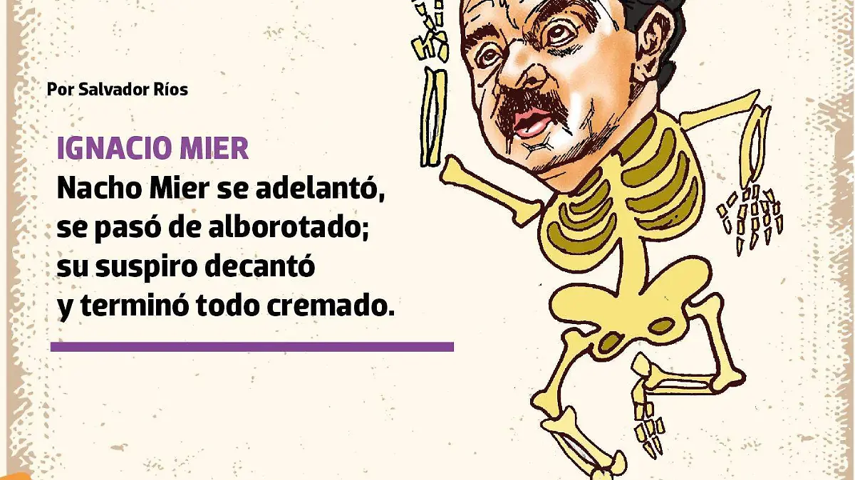Calavera Nacho Mier