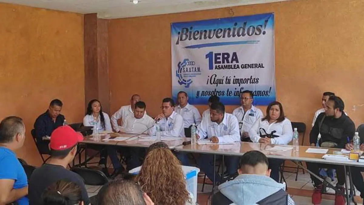 De los 52 agremiados que tiene el Sautam, solo alrededor de 20 personas acudieron a su primera asamblea general