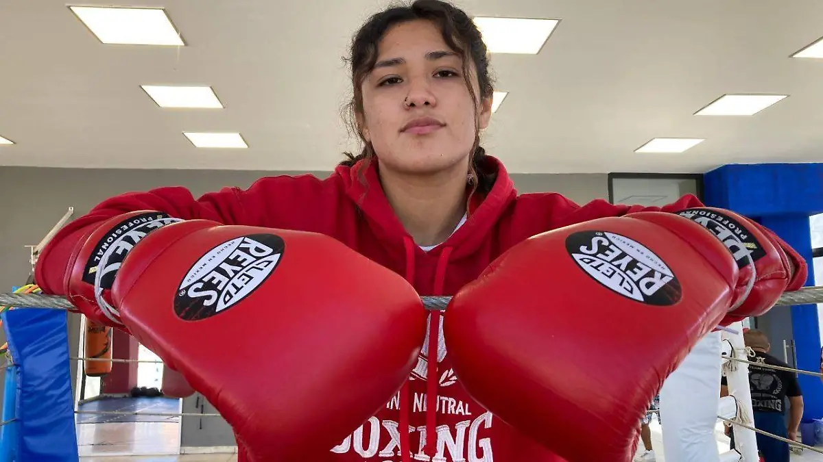 Promesa del box poblano y nacional, María Fernanda Cosme