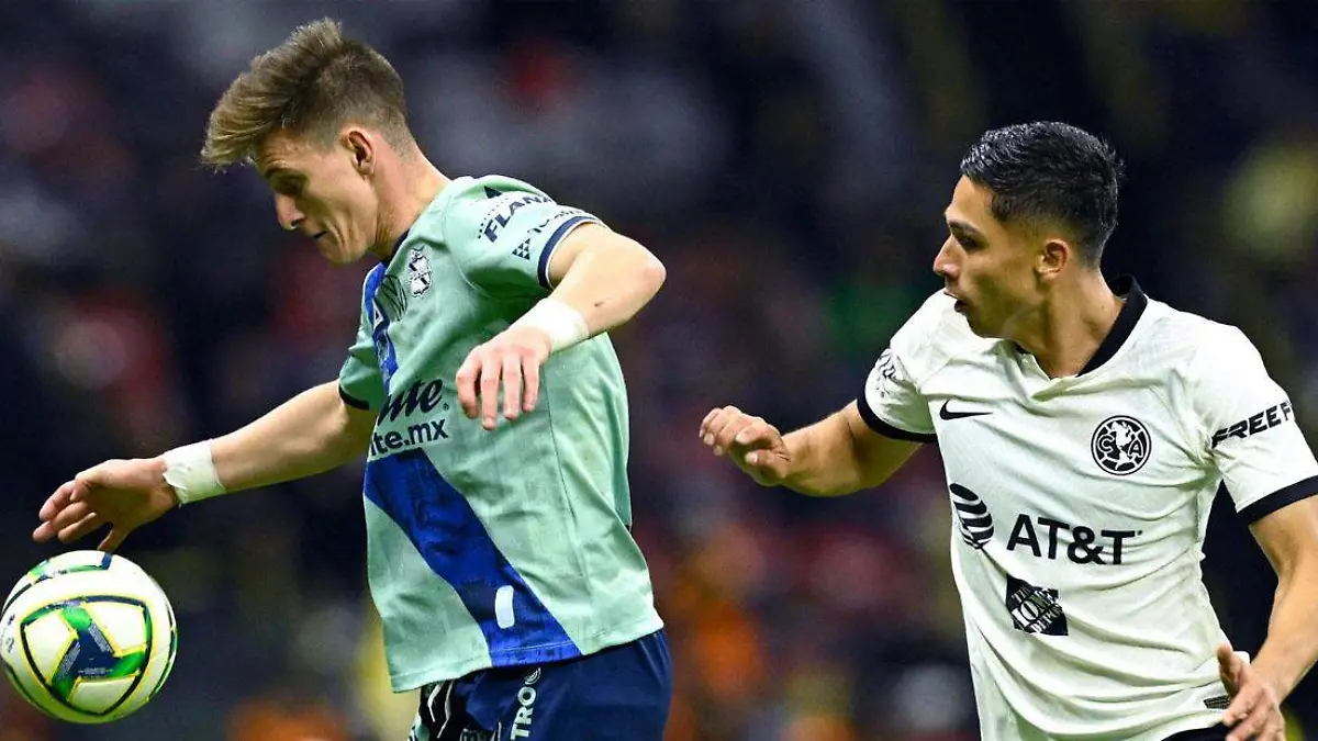 El semestre pasado América – Puebla igualaron a dos goles en el Estadio Azteca 