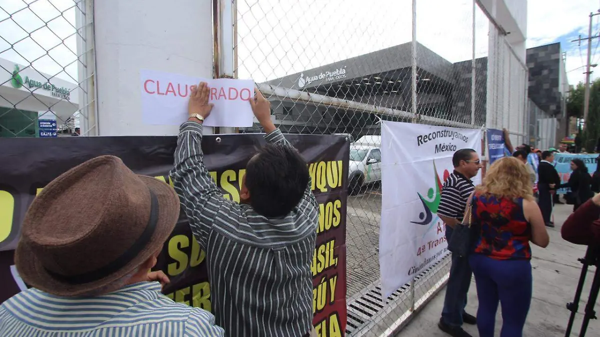 clausura agua de Puebla