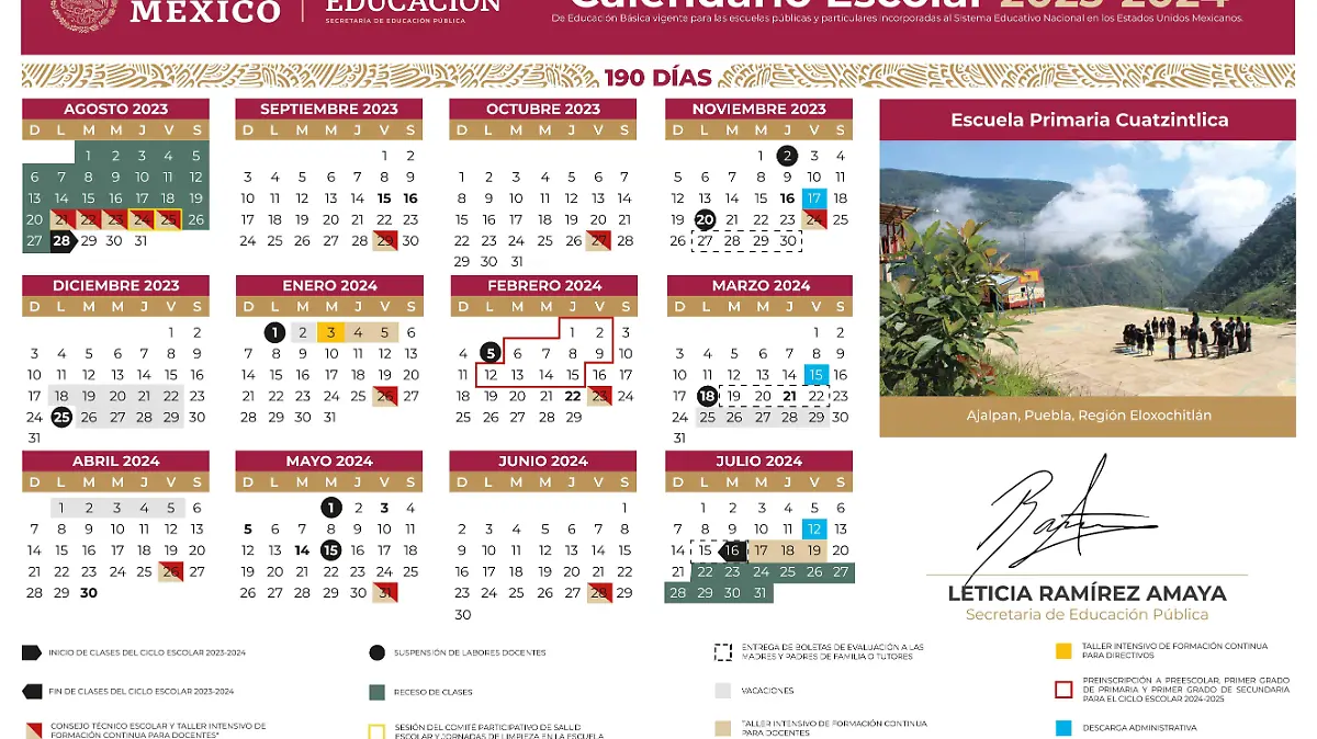 ¿Cuándo terminan las clases del ciclo escolar 2022-2023 en Puebla?