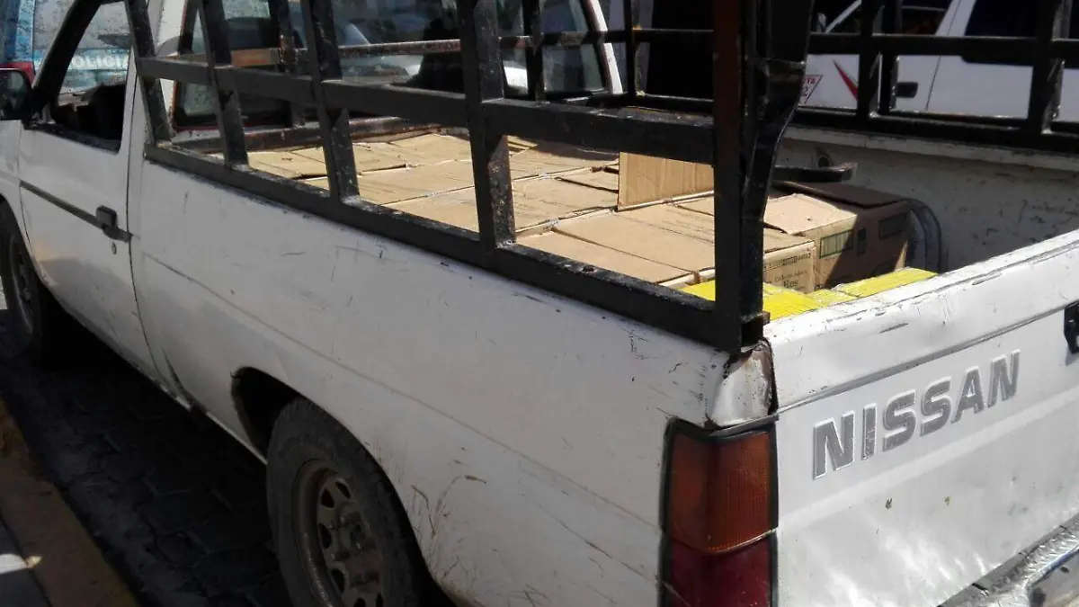 camioneta asegurada cañada morelos
