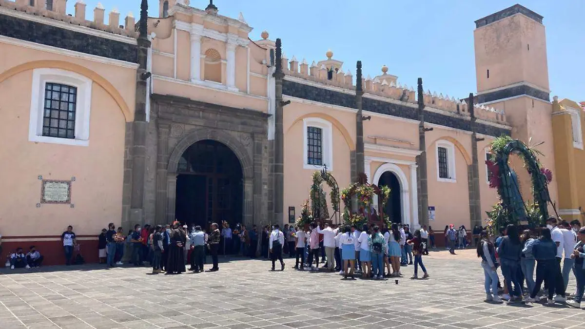 Esta tradicional procesión recorrió las principales calles de la cabecera municipal y después tuvo lugar la homilía de rigor