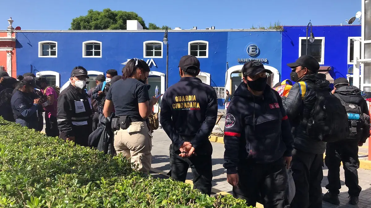 guardia ciudadana-empleados-ayuntamiento de san pedro cholula-puebla
