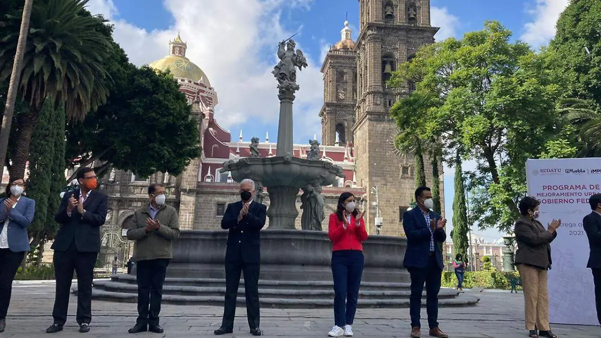 zócalo de Puebla