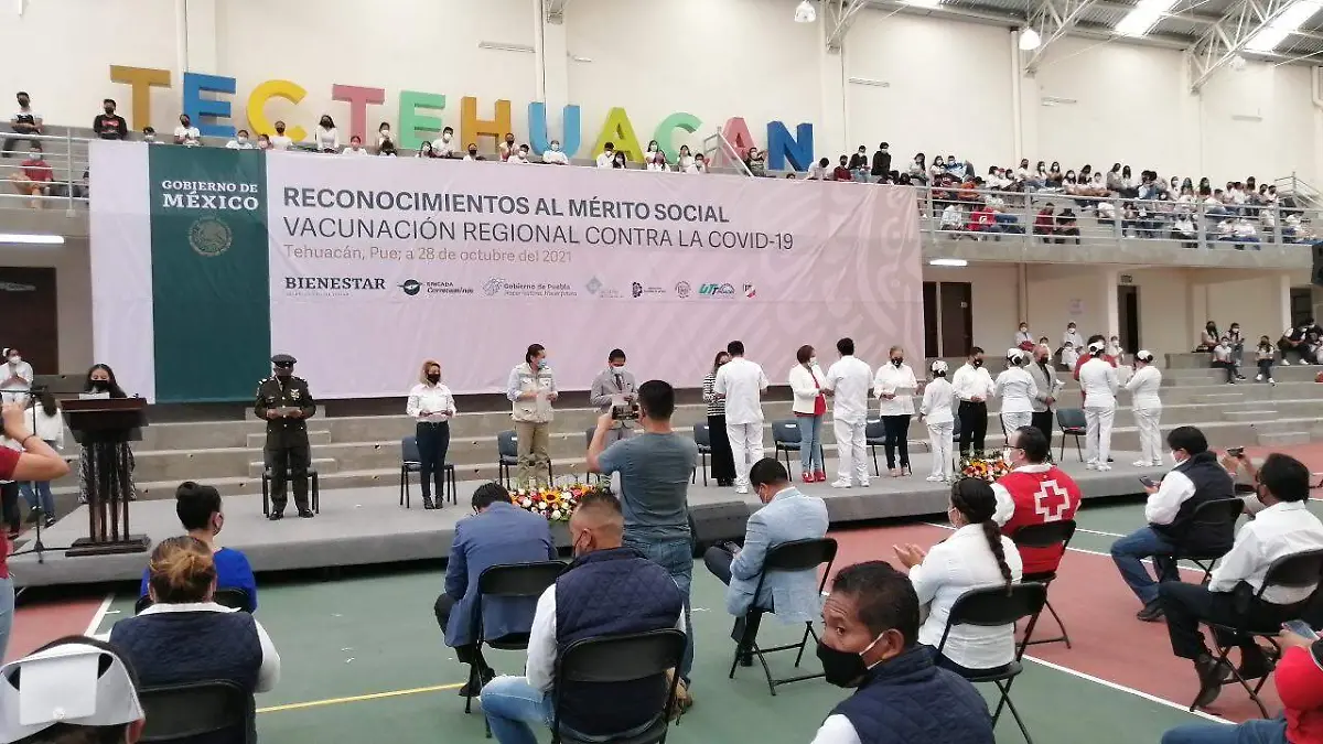 Secretaría del Bienestar reconoce a voluntarios de brigadas antiCovid-19 en Tehuacán