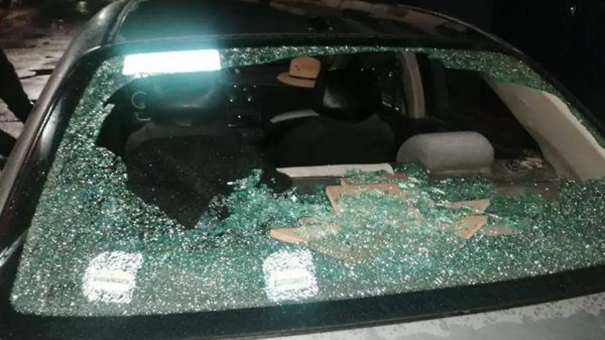 AUTO BALEADO AMOZOC