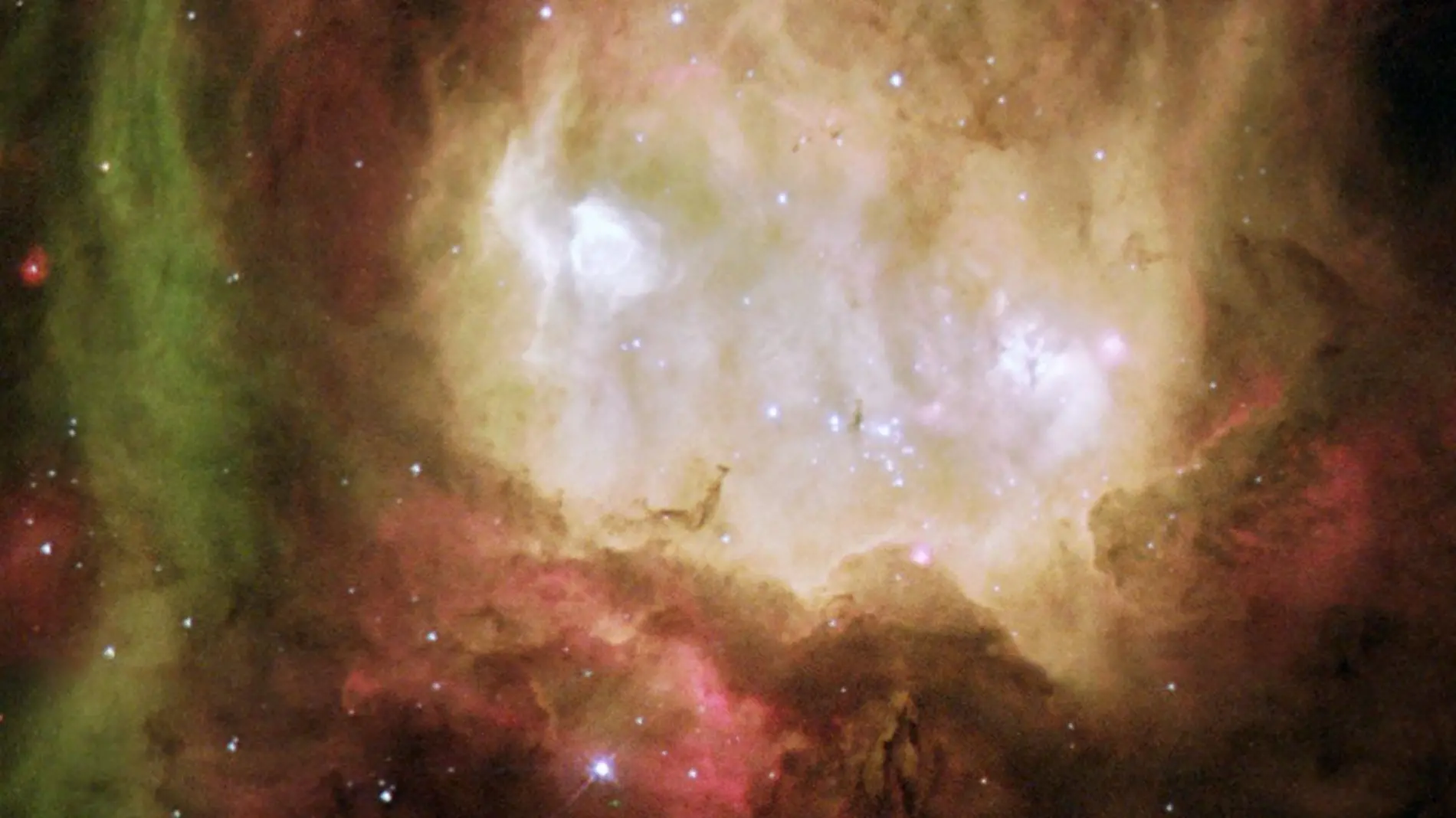 Nebula NGC 2080, nicknamed the 'Ghost Head Nebula'