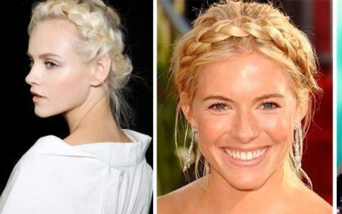 1 llamado -Coronas de trenzas.