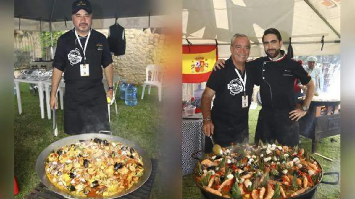 conjunto paella