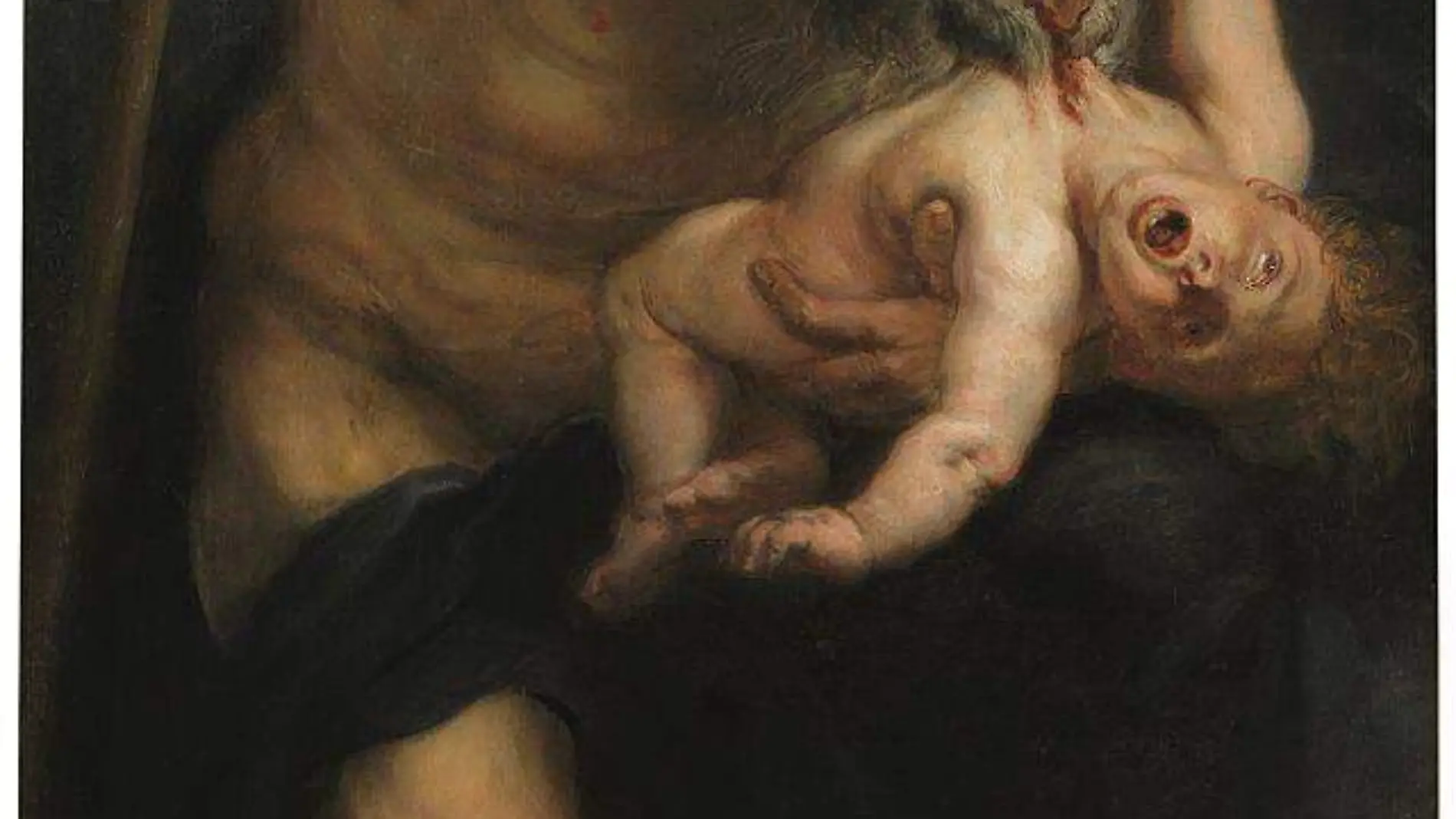 Cronos (Saturno) devorando a uno de sus hijos. 1636-38 Peter Paul Rubens