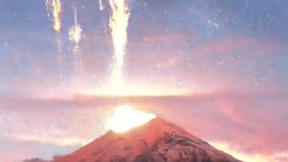 Captan cerca del Popocatépetl 'sprites' o 'espectros rojos'