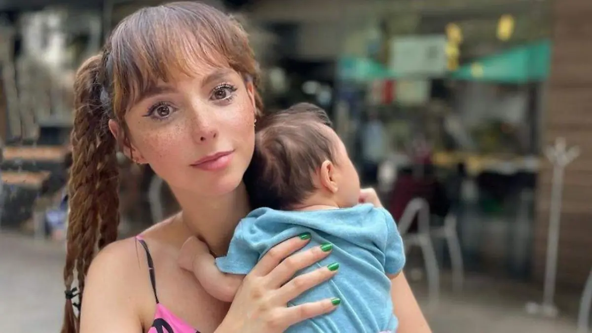 Por primera vez, Natalia Tellez mostró la cara de su bebé
