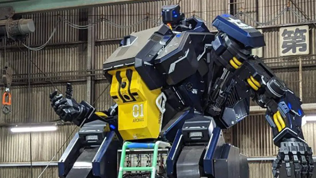Se dio a conocer que una empresa japonesa había construido un mega robot al más puro estilo de la caricatura japonesa Mazinger Z
