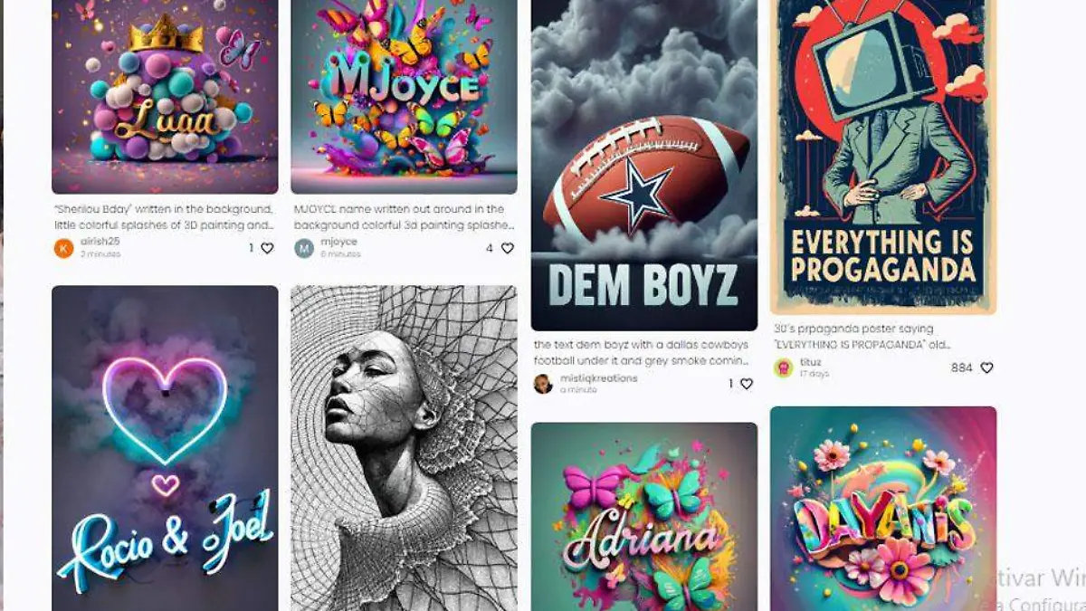 En ideogram también puedes generar foto