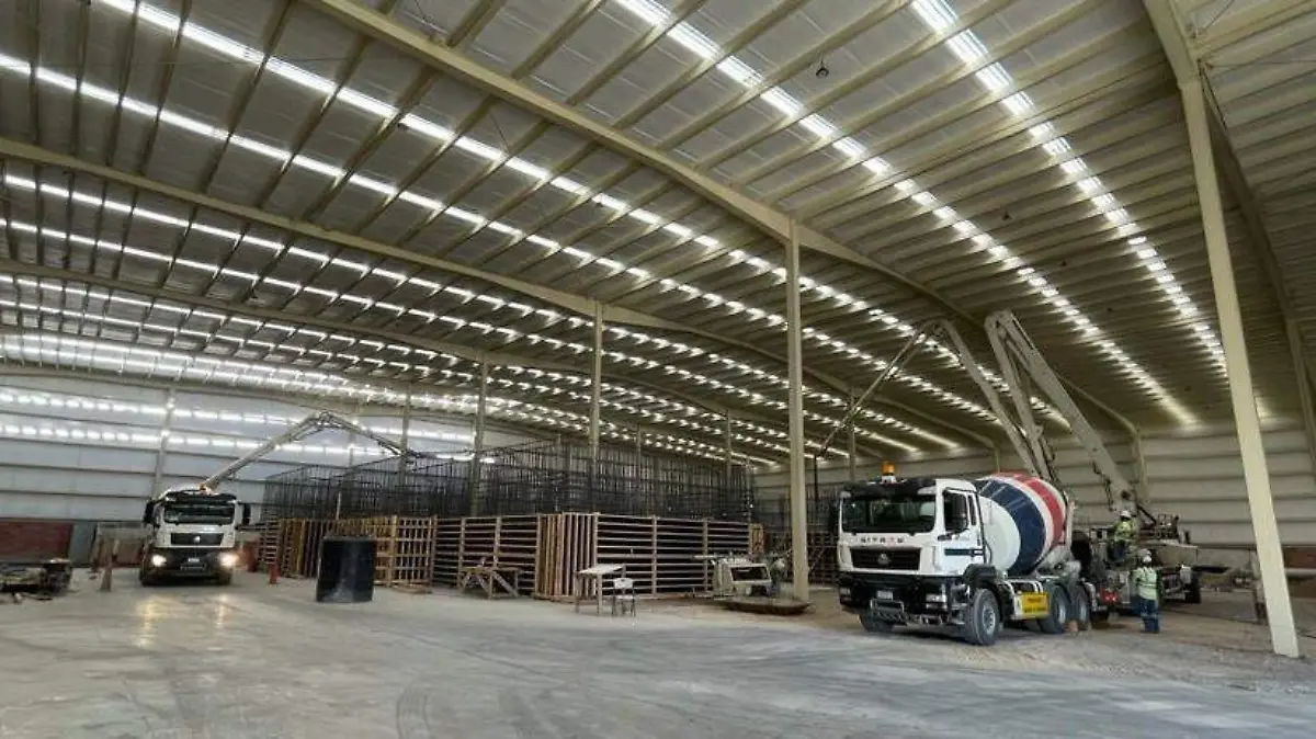 La obra Búnker E-Beam consta de 4,400 m3 y fue realizada en 2021