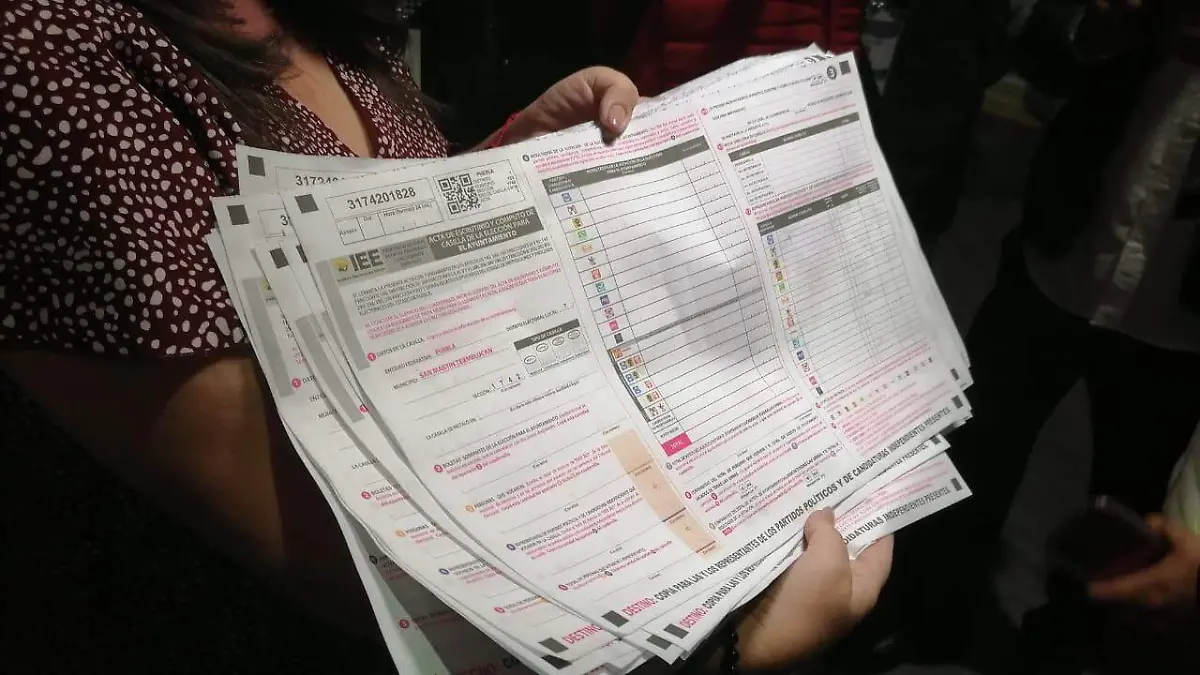 Errores actas PREP Texmelucan