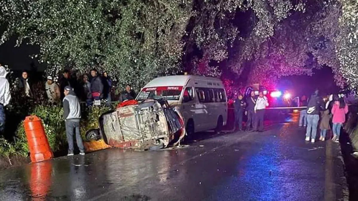 Dos personas sin vida, entre ellas un menor de edad, fue el saldo que dejó un fuerte choque