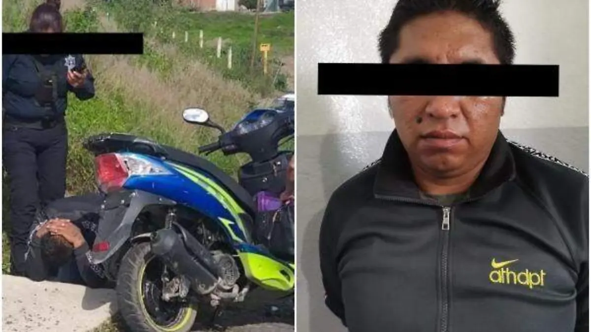Detenido asaltante Texmelucan