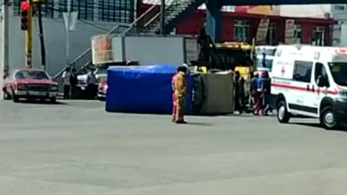 Accidente sobre la federal Puebla-Amozoc deja una persona lesionada
