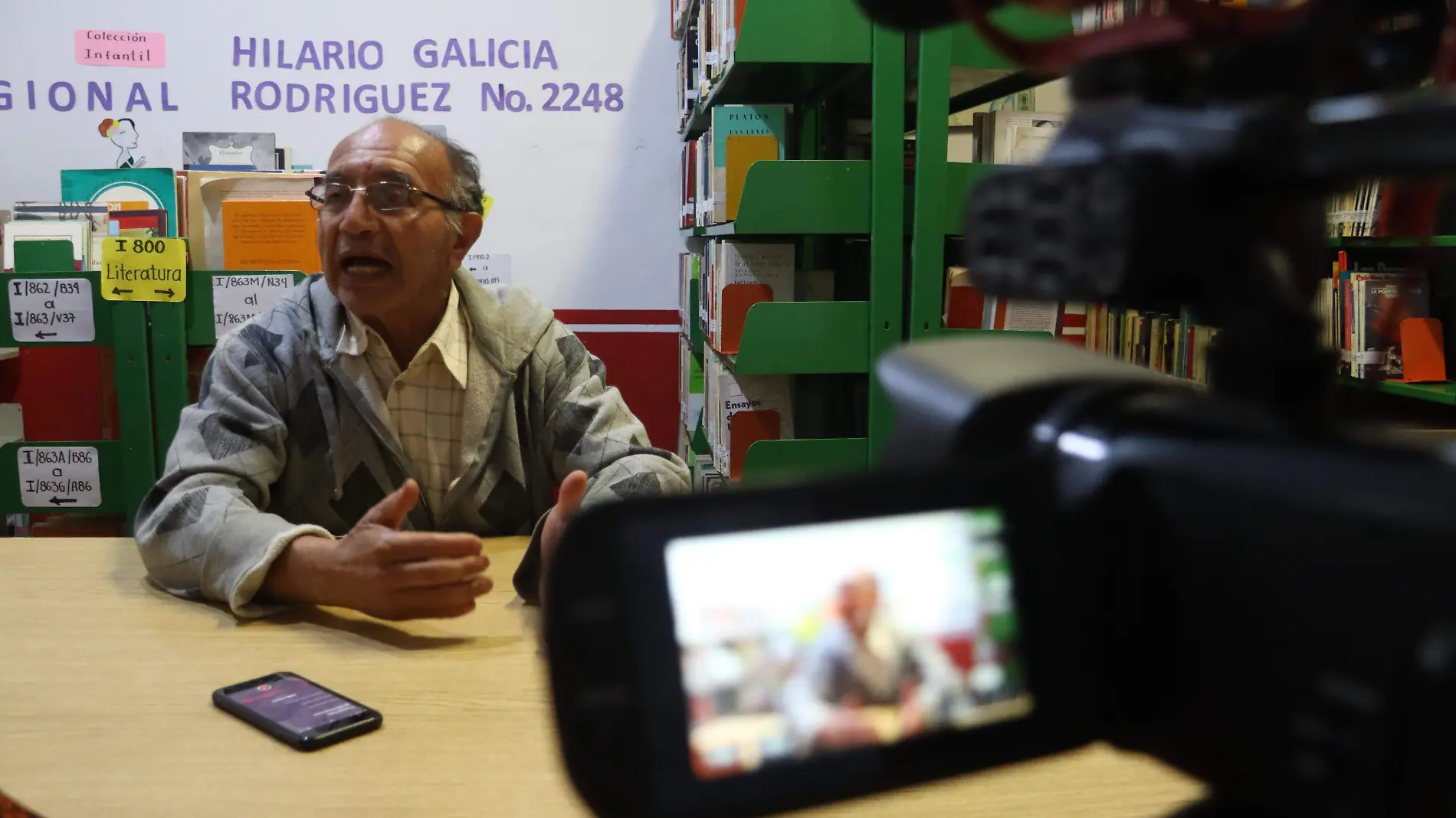 Adrián Silva, historiador y coordinador regional de las bibliotecas públicas de Ciudad Serdán