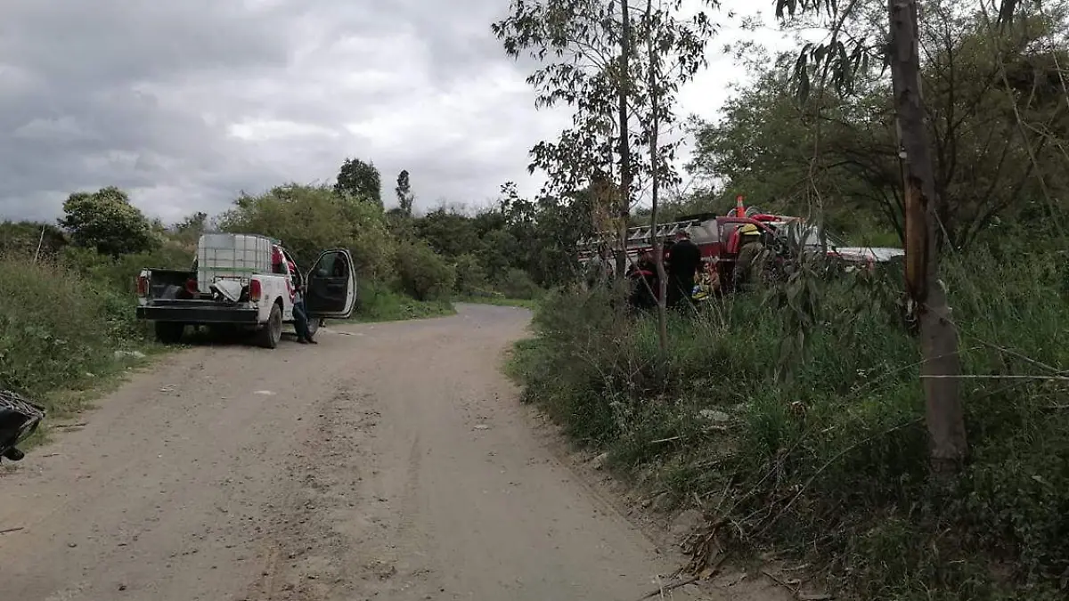 El cuerpo sin vida de una persona fue localizado en el interior de una barranca cercana al Relleno Sanitario