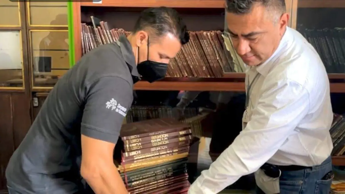 Los libros se quedaron bajo la responsabilidad de un juez itinerante