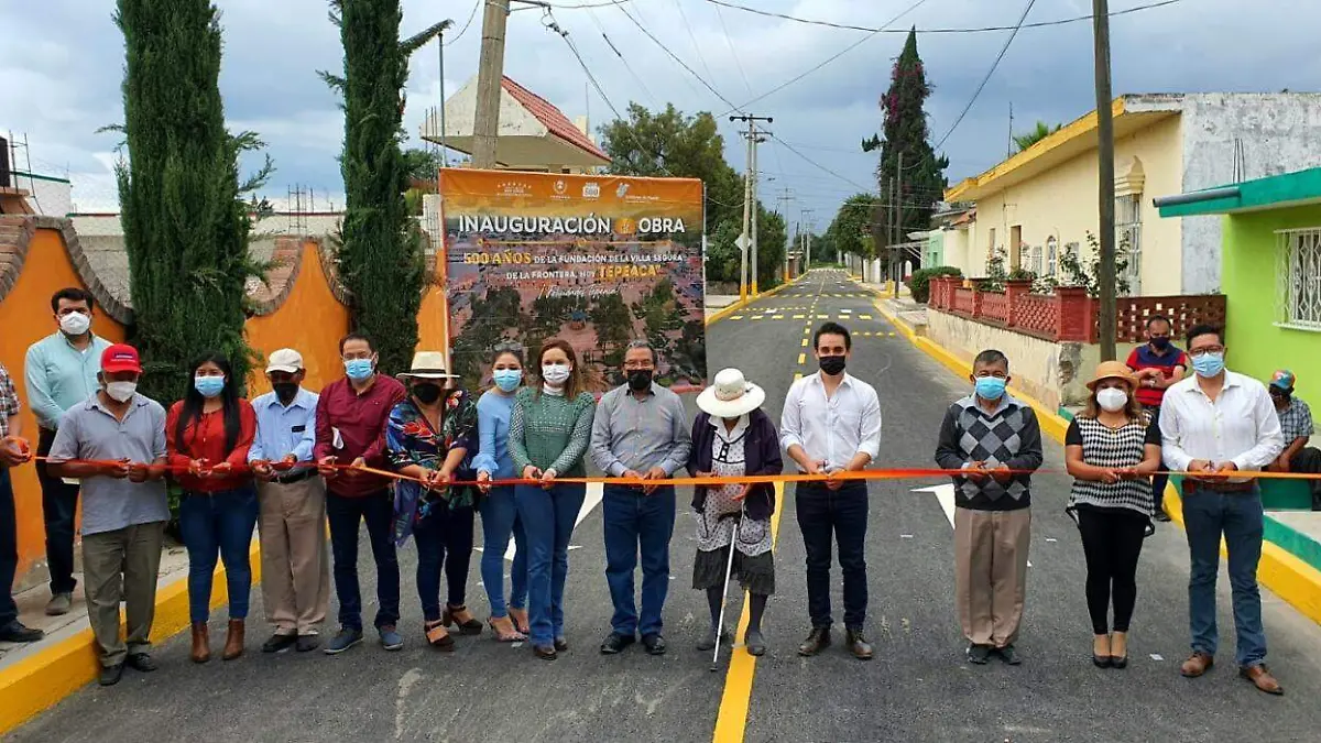 Inauguración vialidad Tepeaca