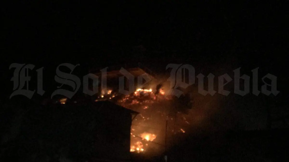 Incendio Xiutetelco y Chignautla