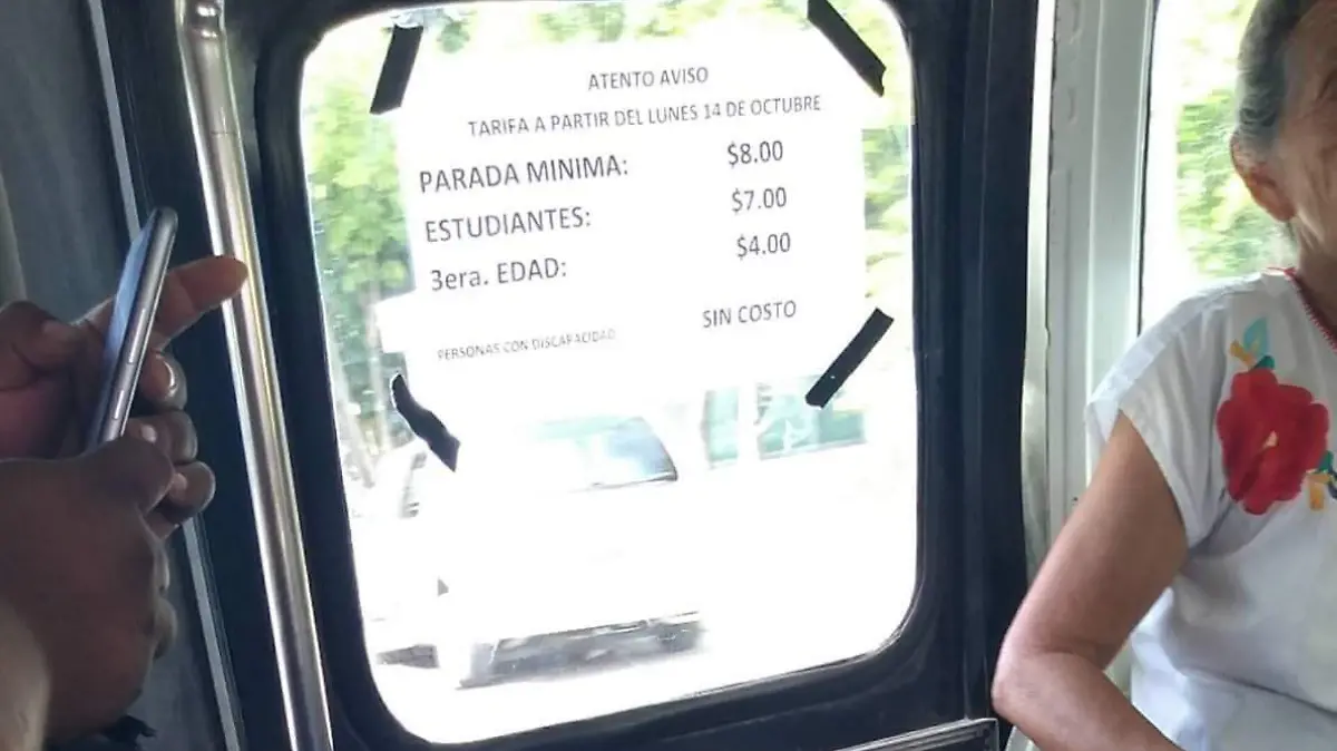 tarifa transporte izucar