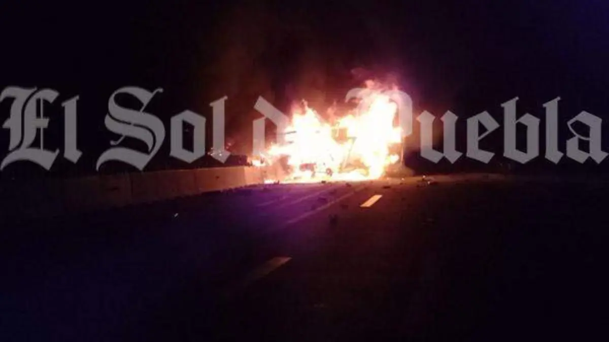 Incendio nodriza autopista