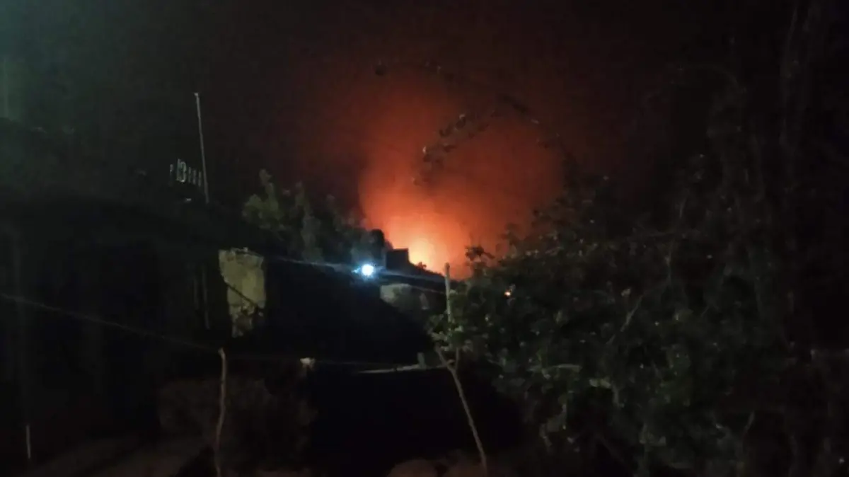 Incendio Ixtacamaxtitlan