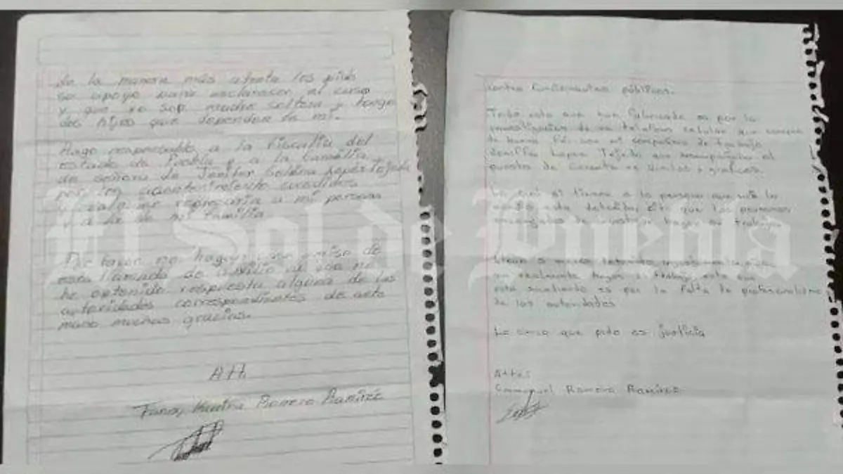 CARTA HERMANOS TEHUACAN