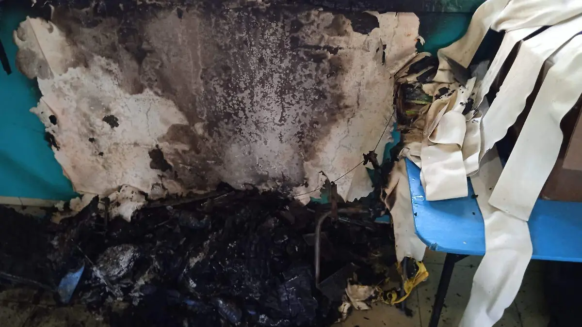 incendio escuela de Teziutlán