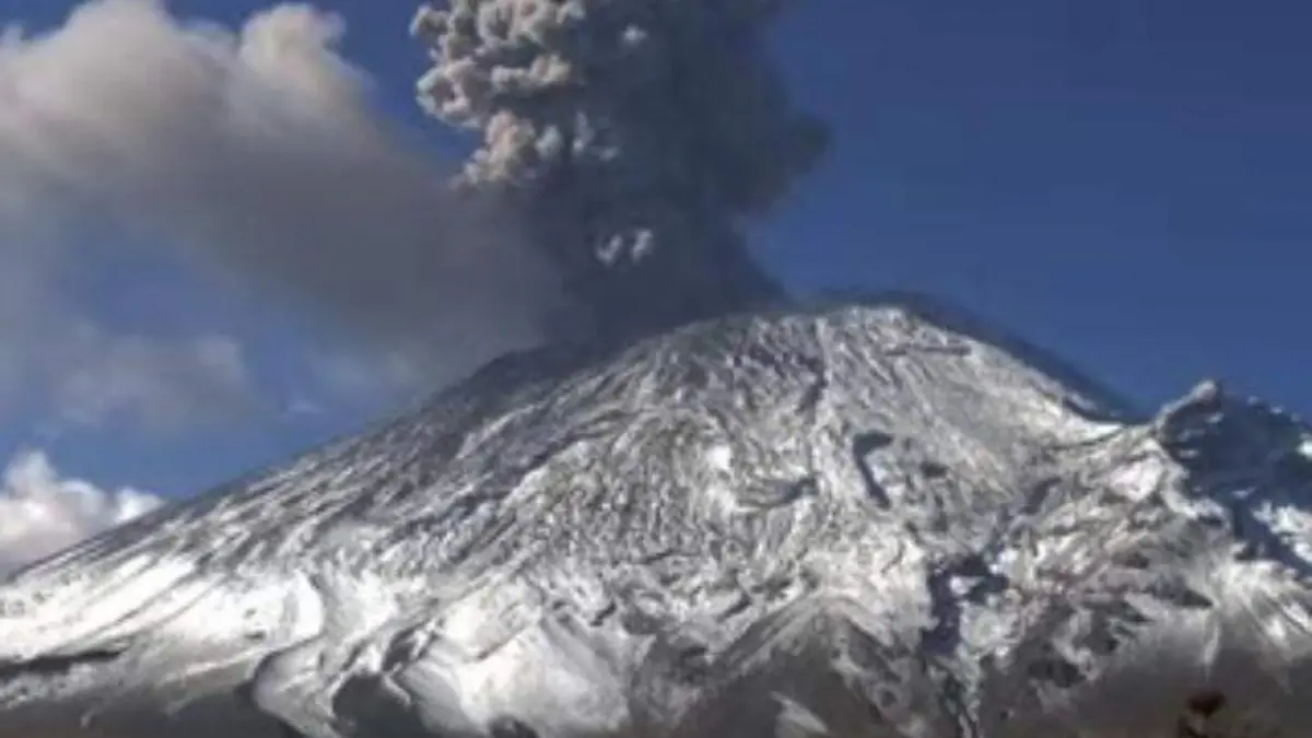 explosión del volcàn popocatepel