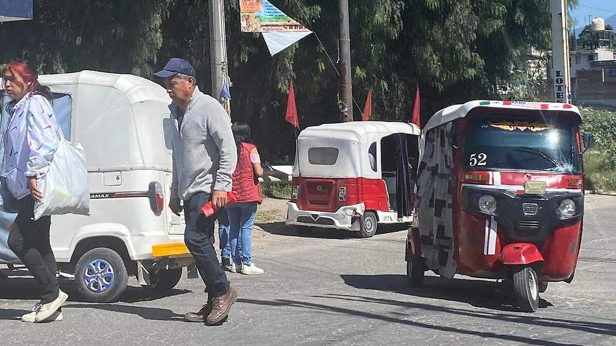 mototaxis. alternativa de transporte por su economía