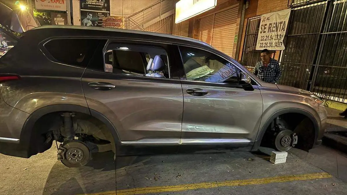 robo de llantas