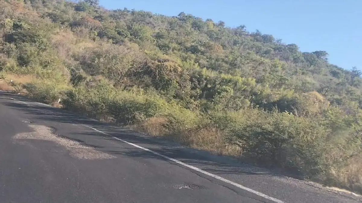 La carretera tiene  gran cantidad de baches que han provocado diversos accidentes automovilísticos