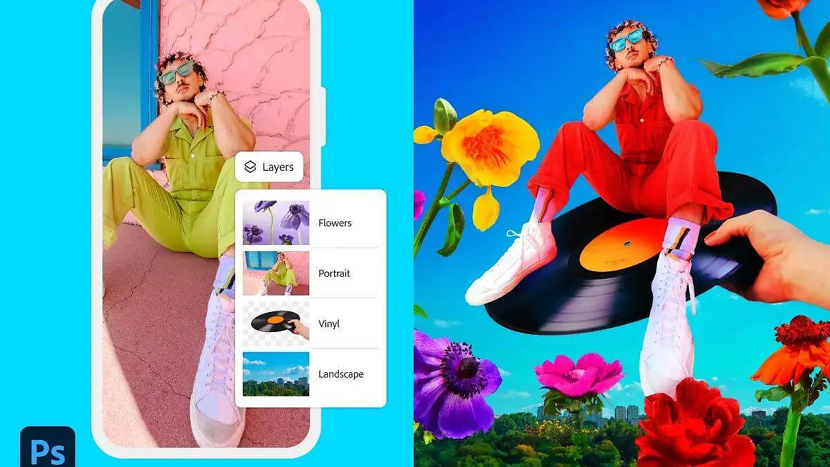 Así se ve el Photoshop en iPhone.