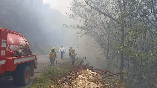 incendio forestal en Zacatlán 