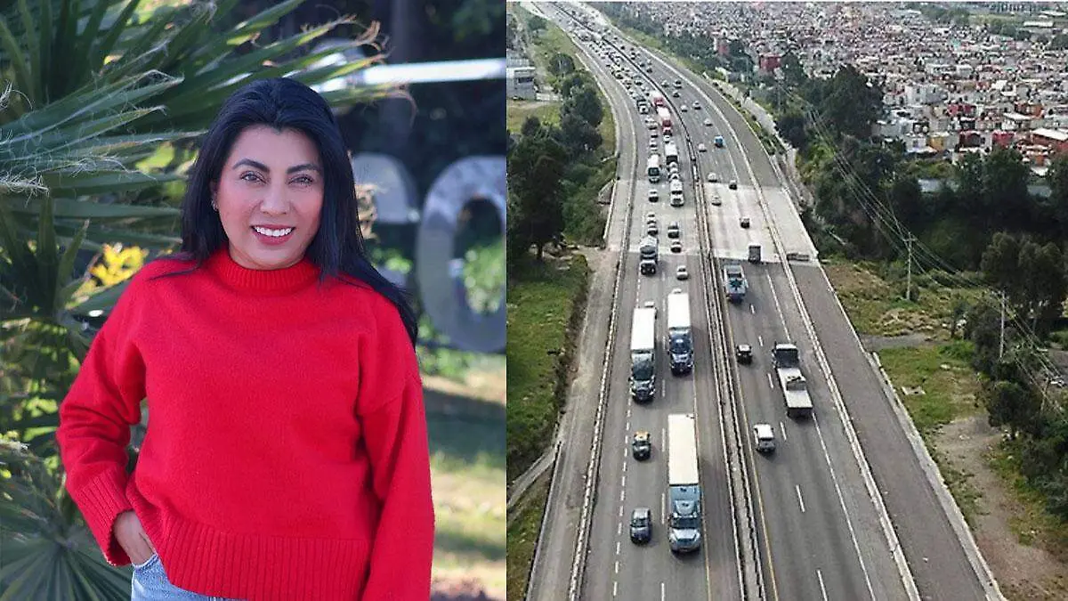 Nora Escamilla, víctima de poncha llantas. denuncia abandono en la México-Puebla