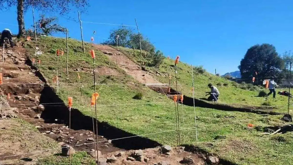 Avanzan tareas de habilitación de la zona arqueológica Teteles de Ávila Castillo, en Puebla
