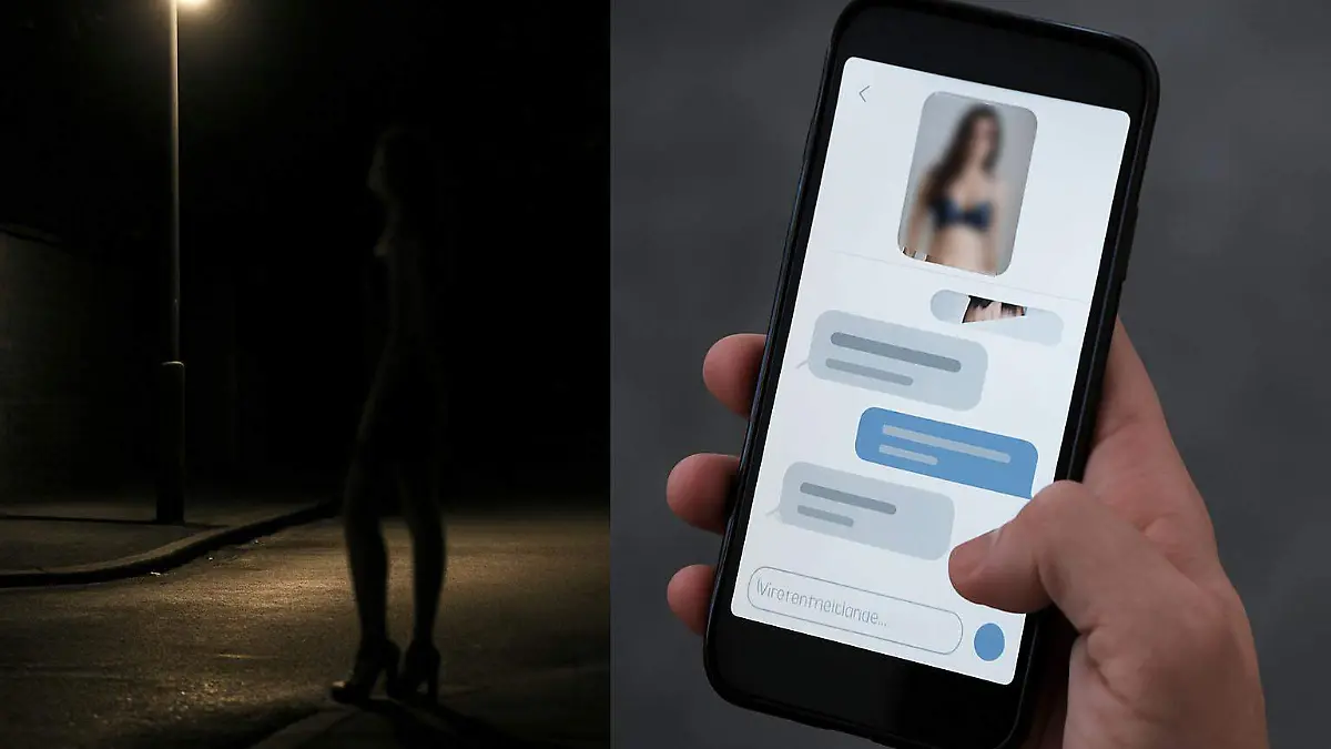 la prostitución también se da en redes sociales 