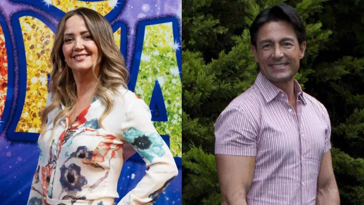 Andrea Legarreta y Fernando Colunga