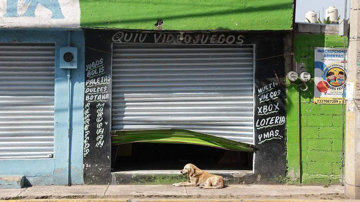 Cortinazo a tienda de videojuegos en Puebla 