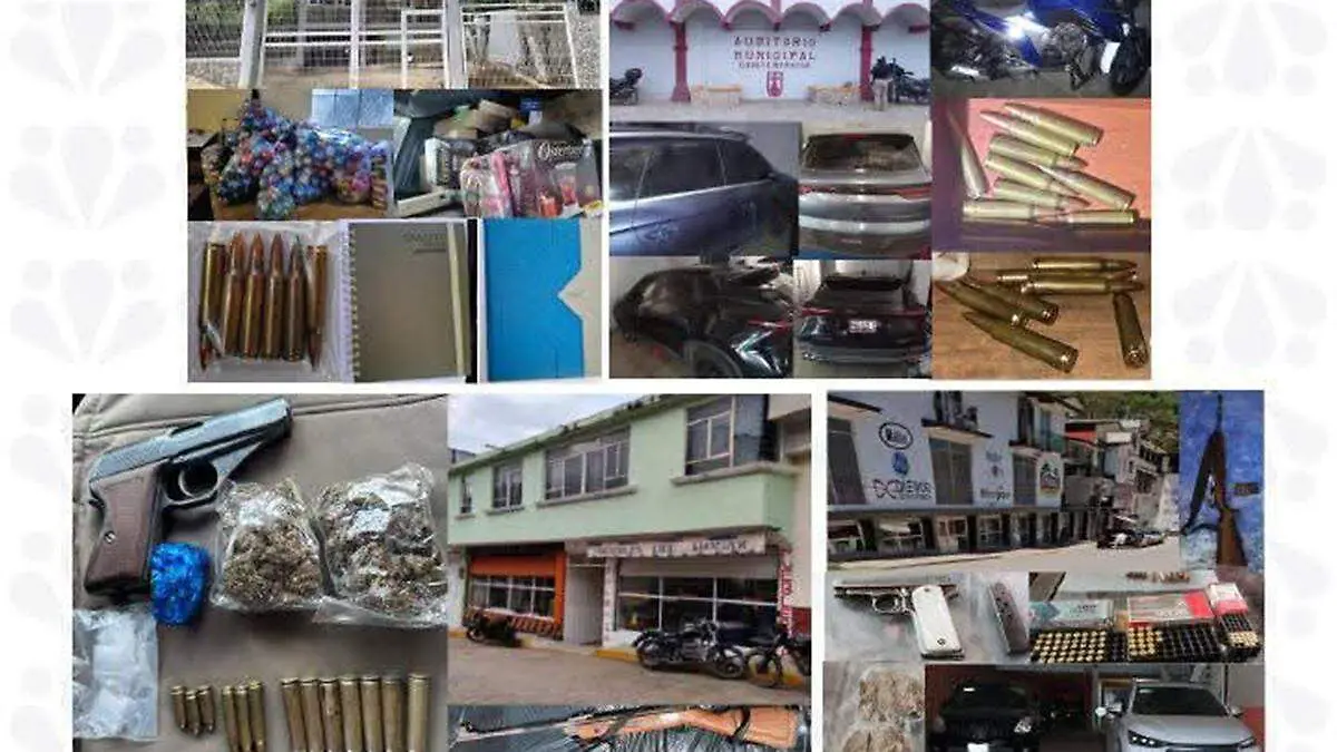 Se llevaron a cabo diversos cateos en inmuebles de Cuautempan y Ahuacatlán