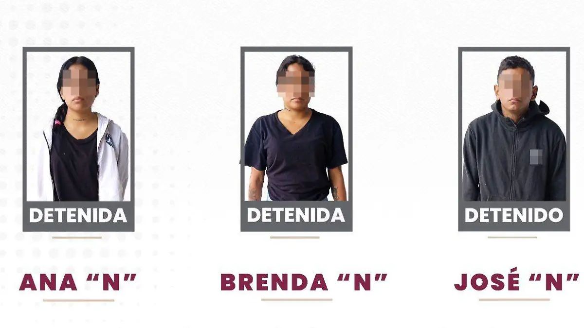 Tres sujetos fueron detenidos por robo a comercio en la colonia Ex Hacienda La Noria