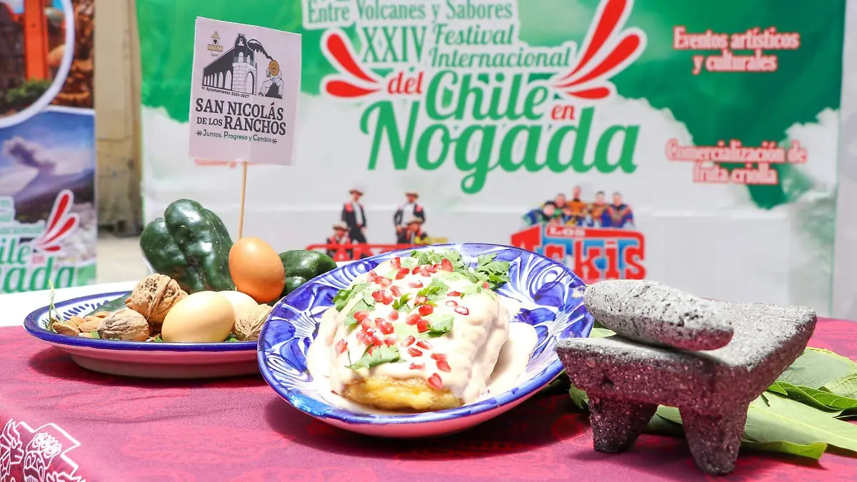 San Nicolás de los Ranchos anuncia Festival Internacional del Chile en Nogada 2025