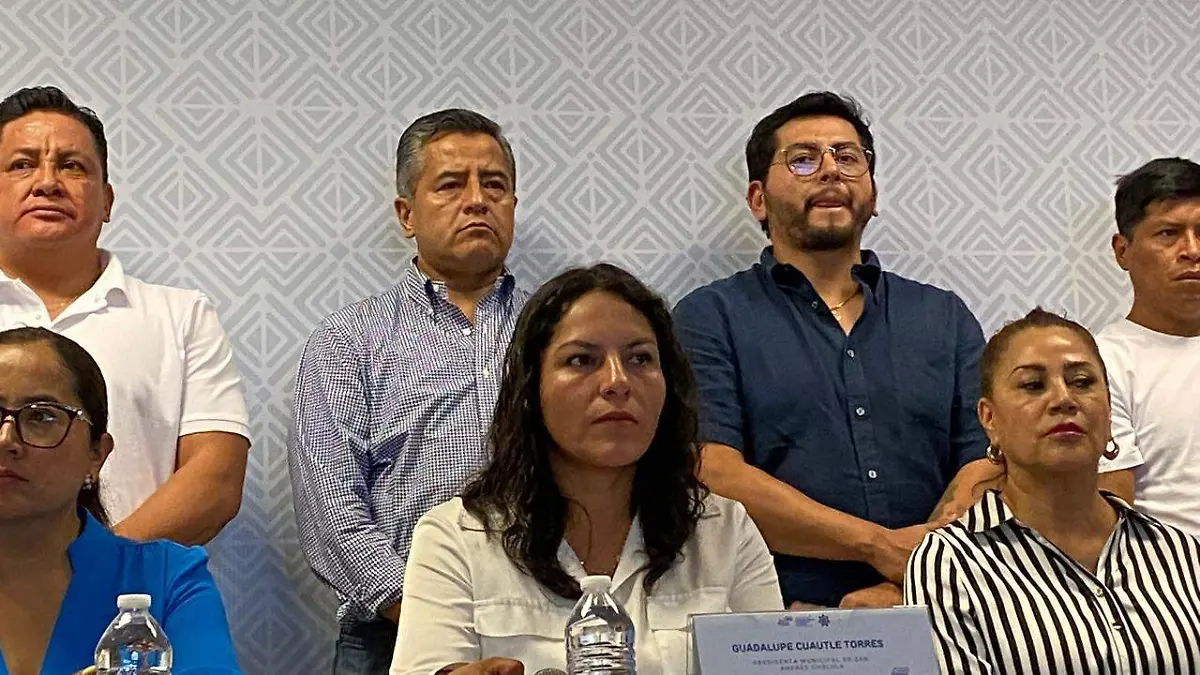 La presidenta municipal de San Andrés Cholula, Guadalupe Cuautle Torres, afirmó que tiene disposición al diálogo